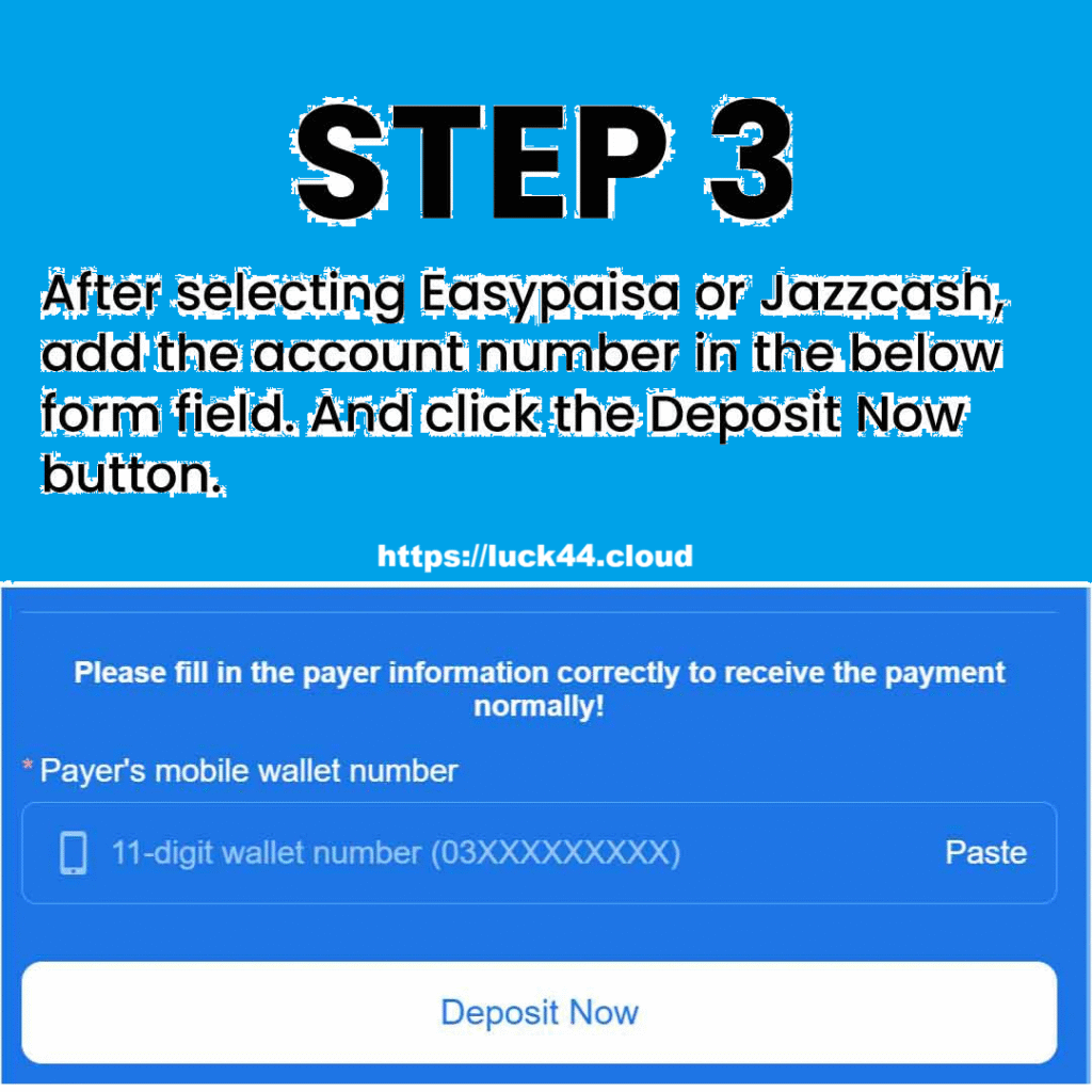 Luck 44 Deposit